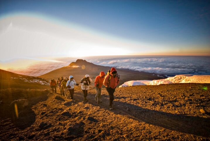 A group of hikers.